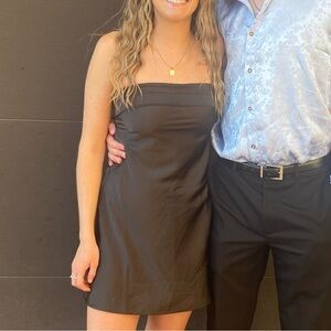 Princess Polly black dress great condition size 4